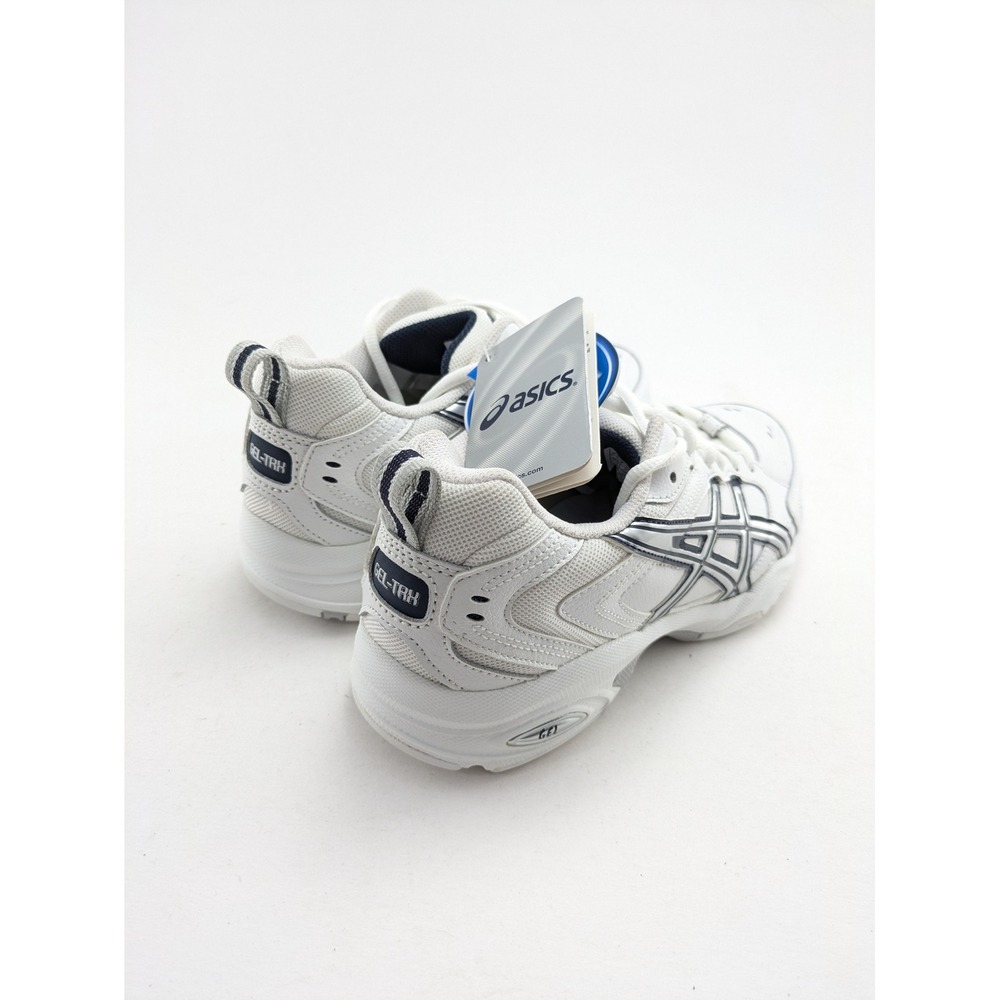NWT Womens ASICS Gel Rocket 11 White Leather Running Shoes 1072A093-101 Size 7.5 - Picture 4 of 7